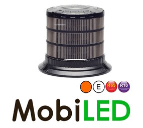 Rotating beacon / flash lamp dark lens fixed mounting