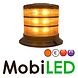Zwaailamp / flitslamp dark lens vaste montage E-keur