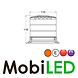 Rotating beacon / flash lamp dark lens fixed mounting Rotating beacon / flash lamp dark lens fixed mounting