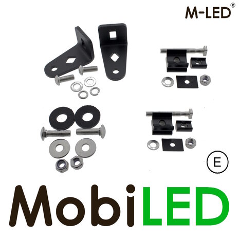 M-LED M-LED HD Black Series barre LED 40W 8 pouces/20 cm E-marque M-LED M-LED HD Black Series barre LED 40W 8 pouces/20 cm E-marque