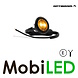 Optibeam Optibeam Dark look Feu de marquage Ambre rond 28mm E-mark Optibeam Optibeam Dark look Feu de marquage Ambre rond 28mm E-mark
