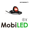 Optibeam Optibeam Marker light red round 28mm dark look E-mark Optibeam Optibeam Marker light red round 28mm dark look E-mark