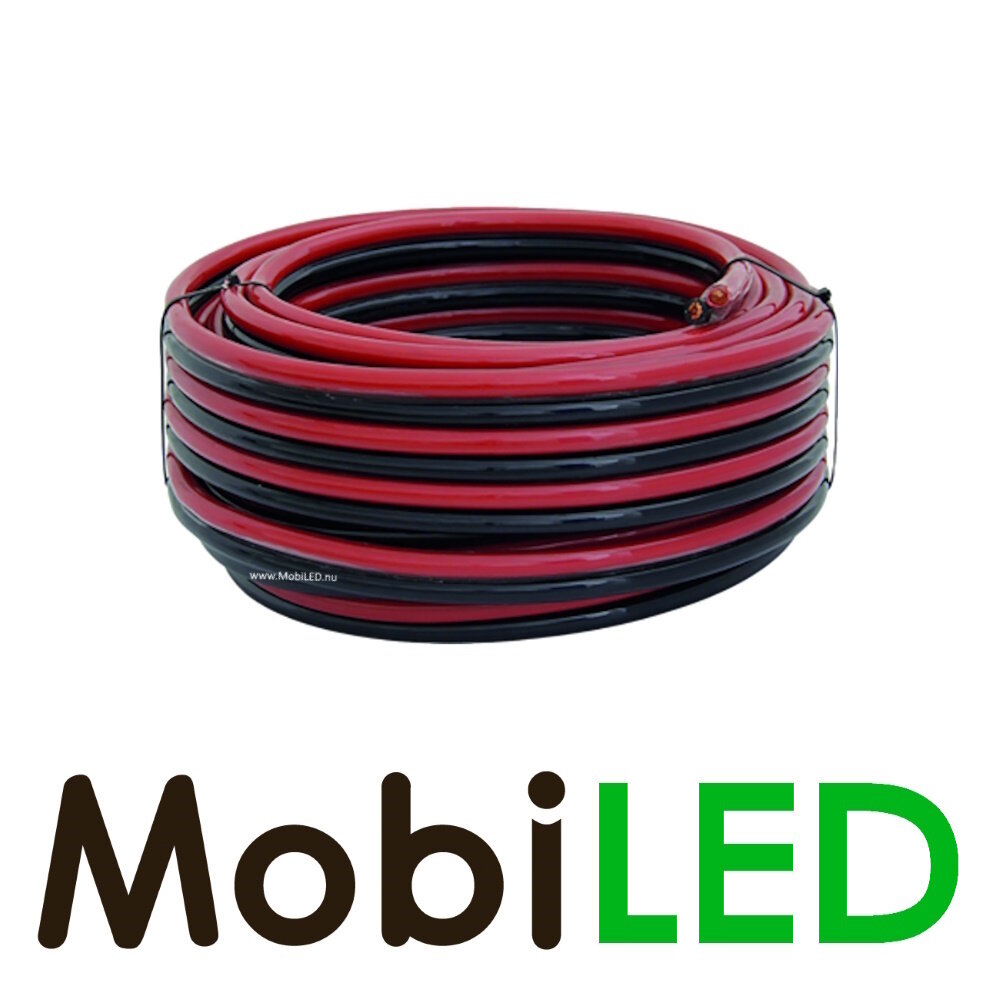Câble double 2 x 6 mm2 rouge / noir Câble double 2 x 6 mm2 rouge / noir