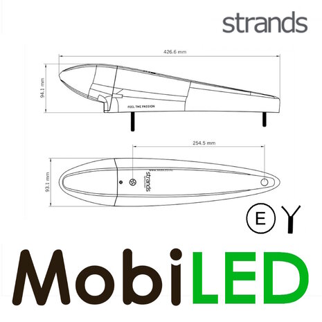 Strands Strands Silver Arrow Torpedo Light lentille dark E-marque