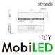 Strands Barre LED parfaitement intégrée au support de plaque d'immatriculation Strands Barre LED parfaitement intégrée au support de plaque d'immatriculation