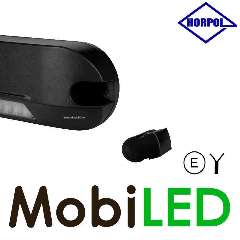 HORPOL Opbouw lamp "scene light" zwart met flitser