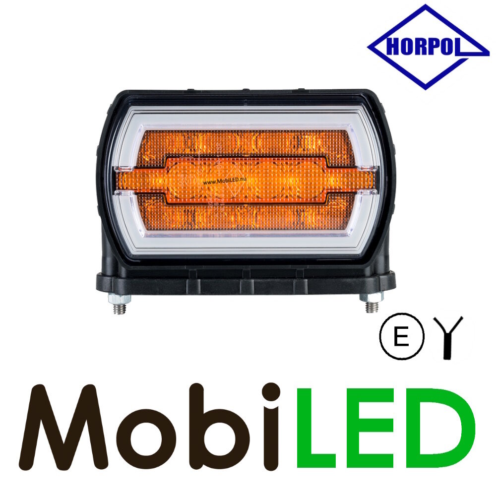 HORPOL Front light Cleo with turn signal bottom mounting E-mark