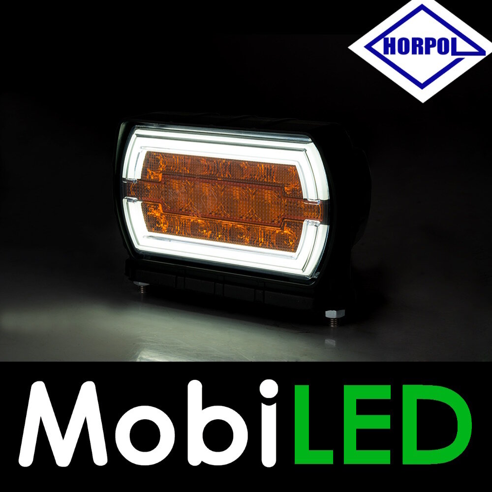 HORPOL Front light Cleo with turn signal bottom mounting E-mark