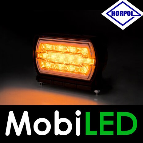 HORPOL Front light Cleo with turn signal bottom mounting E-mark