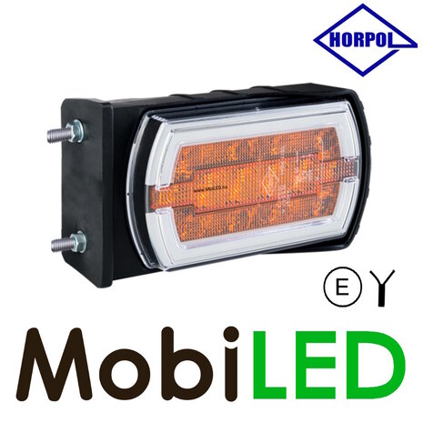 HORPOL Front light Cleo with turn signal side mounting E-mark