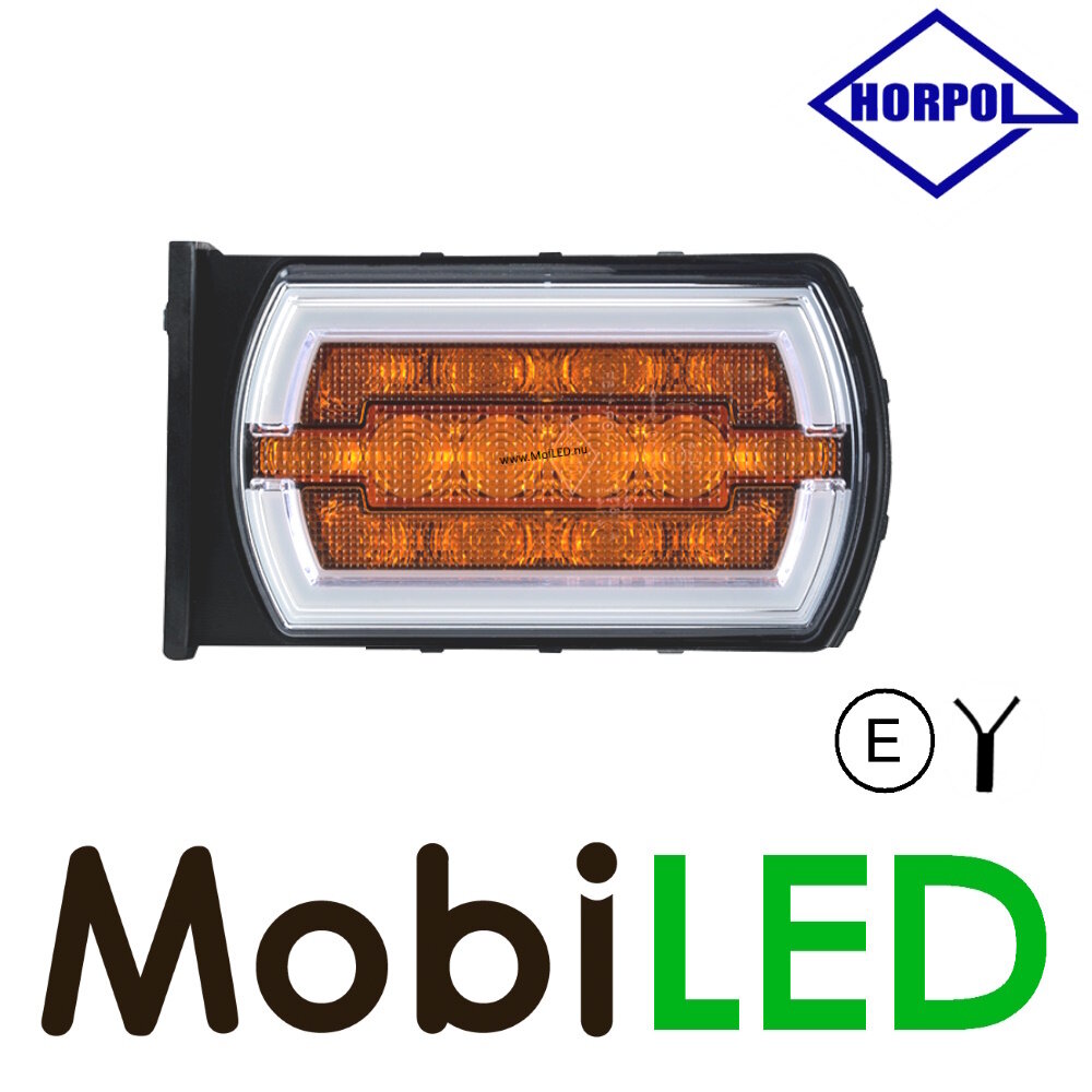 HORPOL Front light Cleo with turn signal side mounting E-mark