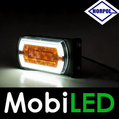 HORPOL Front light Cleo with turn signal side mounting E-mark HORPOL Front light Cleo with turn signal side mounting E-mark