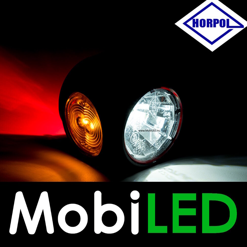 HORPOL Width lamp 3 colors Left 12-24 volts E-mark HORPOL Width lamp 3 colors Left 12-24 volts E-mark