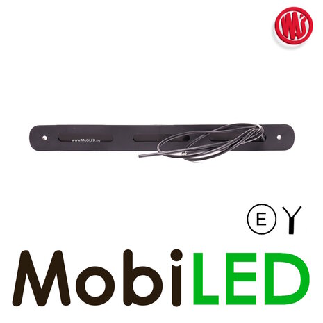 WAS Rear position light long red dark look 12-24 volts E-mark