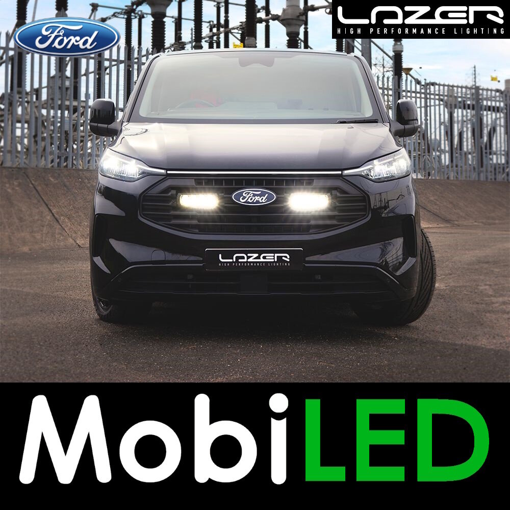 LAZER LAZER Grille set met Triple-R 750 Ford Transit Custom 2024+ LAZER LAZER Grille set met Triple-R 750 Ford Transit Custom 2024+