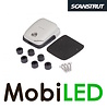 Scanstrut DS-HD6 dubbele horizontale kabeldoorvoer 5 en 6 mm grijs Scanstrut DS-HD6 dubbele horizontale kabeldoorvoer 5 en 6 mm grijs