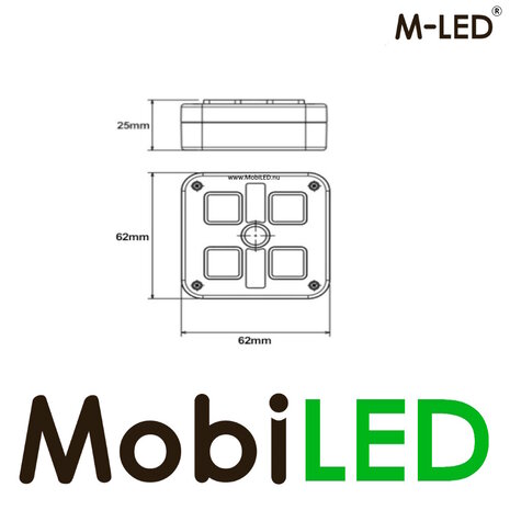M-LED Panneau de commutation 3+1 fonctions M-LED Panneau de commutation 3+1 fonctions