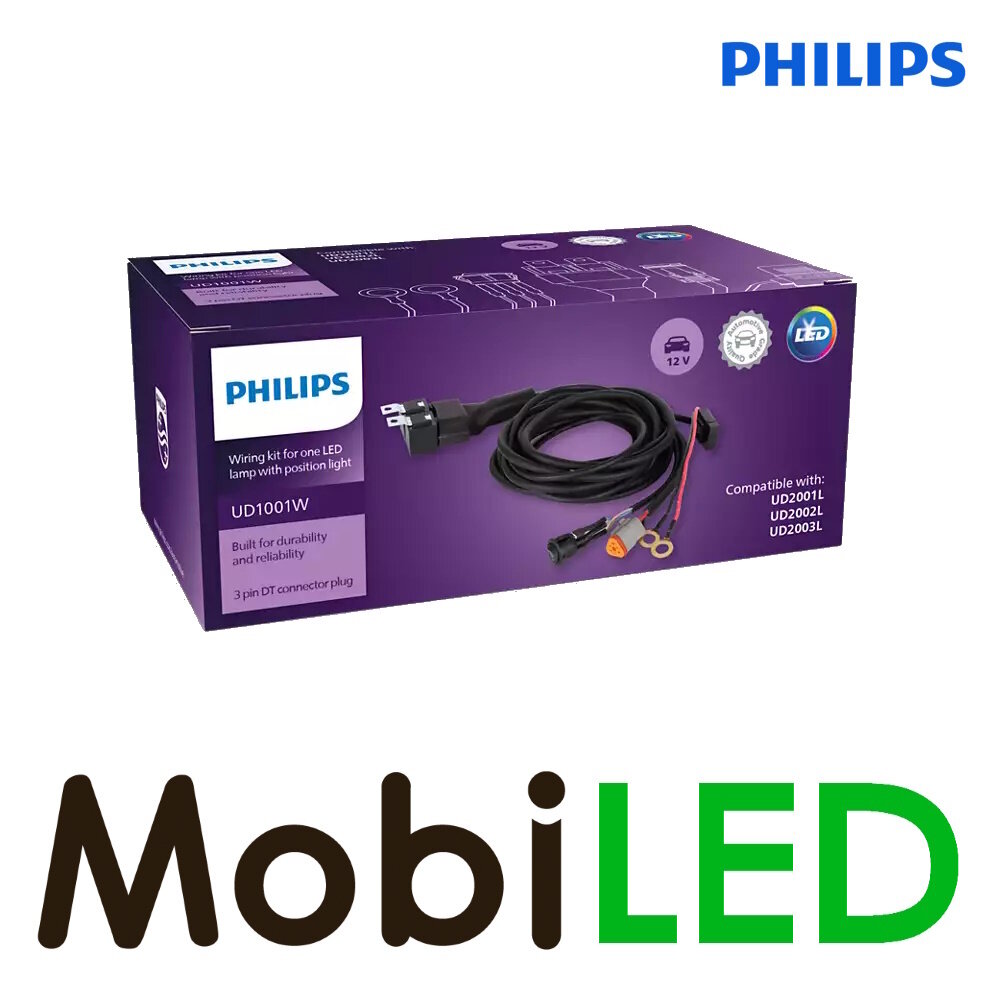 Philips Philips Ultinon Drive 1001W 1XDT3 wire harness kit for 1 lamp