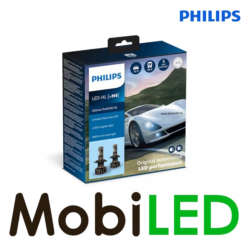 Philips Philips Ultinon Pro9100 HL H4 LED 12-24V Philips Philips Ultinon Pro9100 HL H4 LED 12-24V