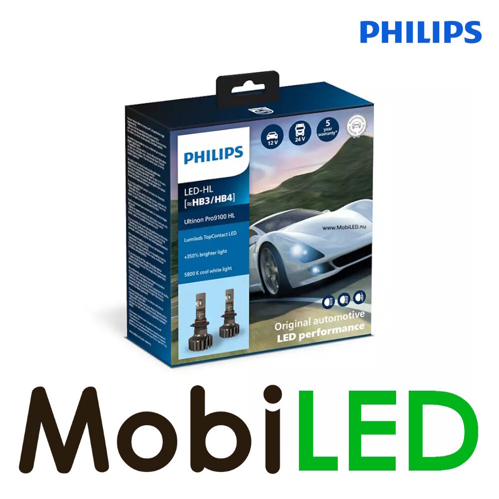 Philips Philips Ultinon Pro9100 HL HB3/HB4 LED 12-24V Philips Philips Ultinon Pro9100 HL HB3/HB4 LED 12-24V