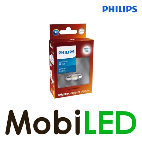 Philips Philips Ultinon Pro6000 LED-Fest wit 30 mm 24V Philips Philips Ultinon Pro6000 LED-Fest wit 30 mm 24V