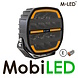 M-LED M-LED Phoenix combi with amber and white position light 9 inch E-mark M-LED M-LED Phoenix combi with amber and white position light 9 inch E-mark