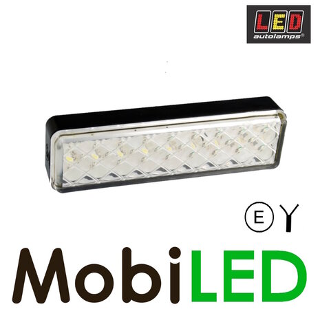 LED autolamps LED Reversing Light 135WME 12-24V E-mark white rectangular
