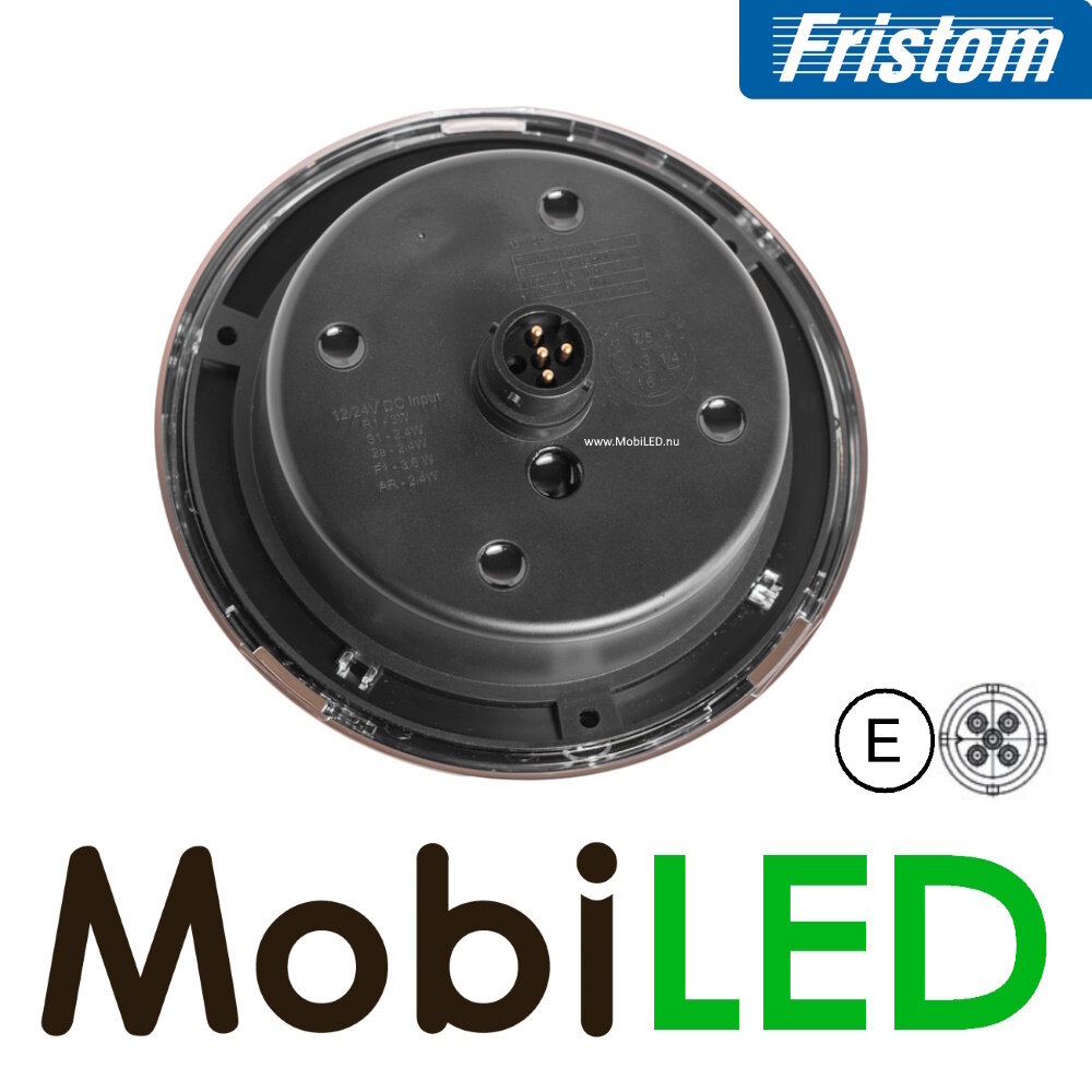 Fristom Fristom Achterlicht 3 functies FT-314 Dark look bajonet 5-pins