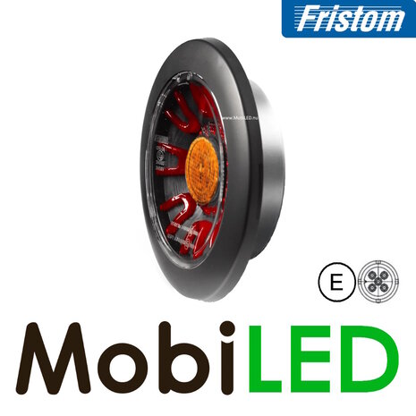 Fristom Fristom Achterlicht 3 functies FT-314 Dark look bajonet 5-pins
