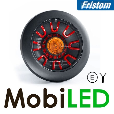 Fristom Fristom Achterlicht 3 functies FT-313 Dark look kabel Fristom Fristom Achterlicht 3 functies FT-313 Dark look kabel