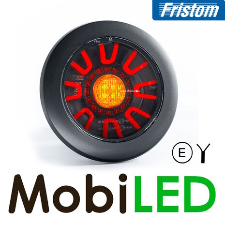 Fristom Fristom Rear light 3 functions FT-313 Dark look cable Fristom Fristom Rear light 3 functions FT-313 Dark look cable