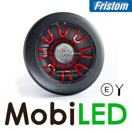 Fristom Fristom Feu arrière 3 fonctions FT-314 Dark look câble