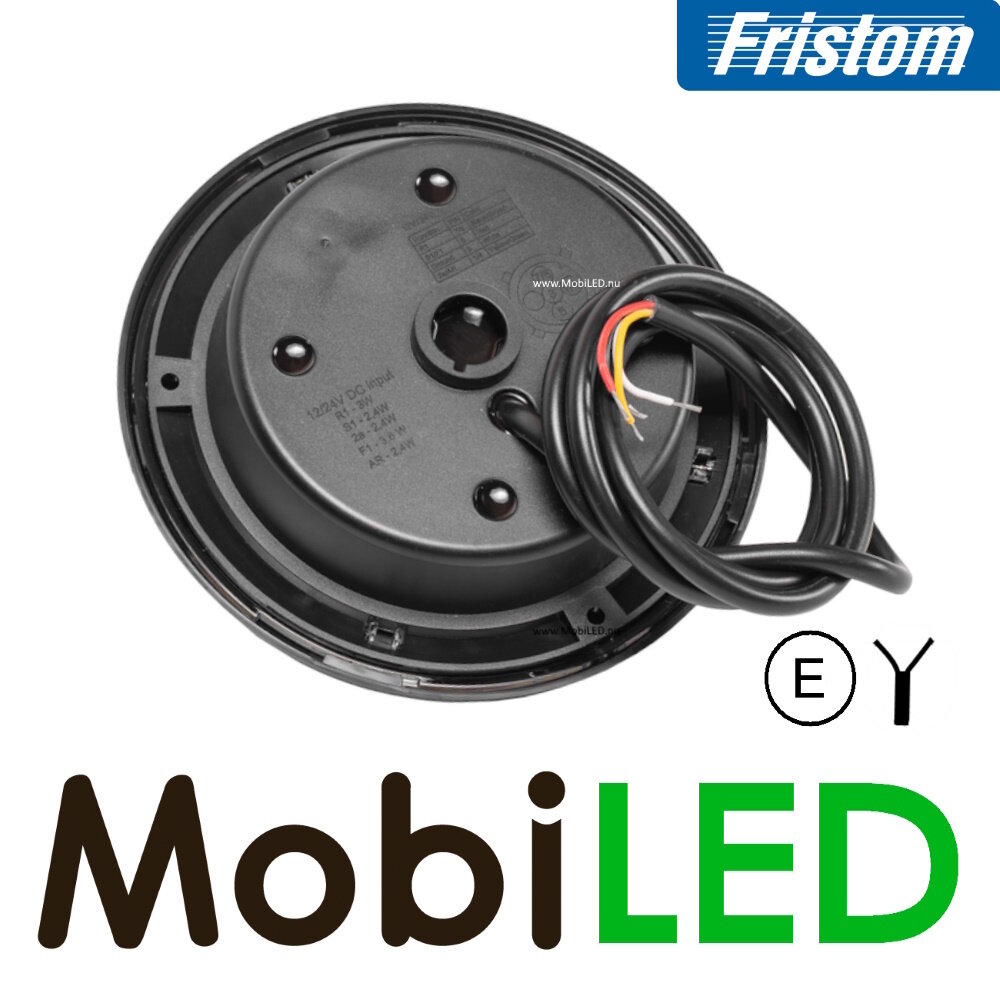 Fristom Fristom Feu arrière 3 fonctions FT-314 Dark look câble