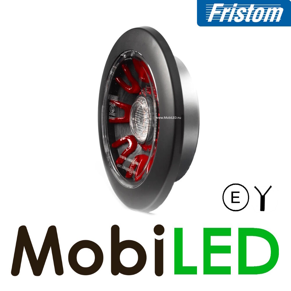 Fristom Fristom Achterlicht 3 functies FT-314 Dark look kabel