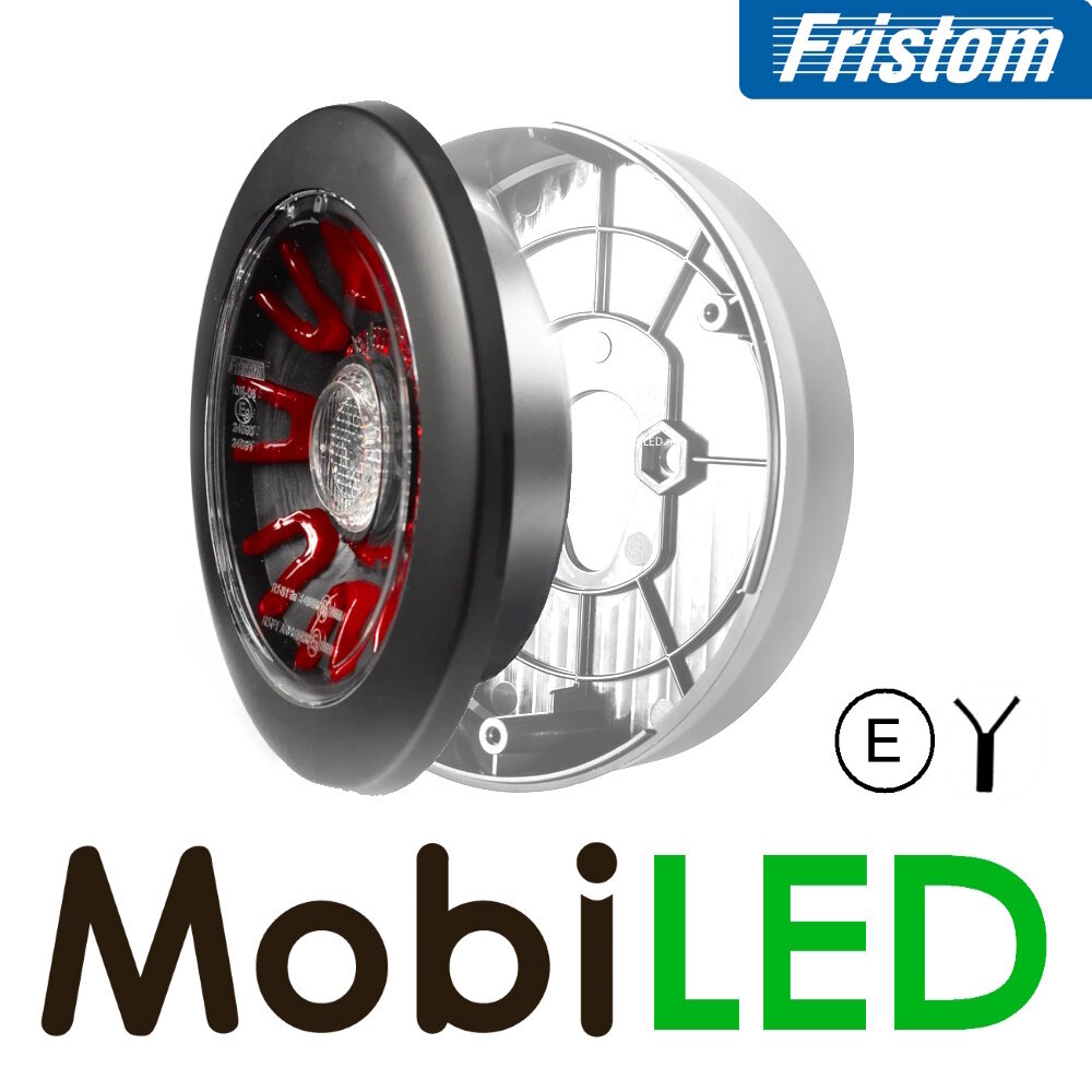 Fristom Fristom Feu arrière 3 fonctions FT-314 Dark look câble