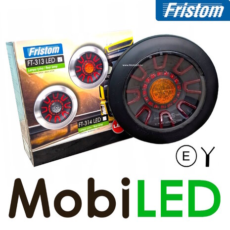 Fristom Fristom Rear light 3 functions FT-314 Dark look cable Fristom Fristom Rear light 3 functions FT-314 Dark look cable