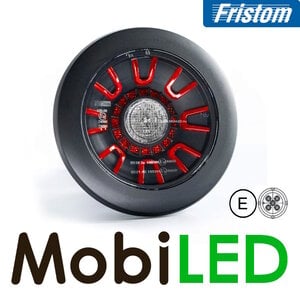 Rear light 3 functions Dark look bayonet 5-pins