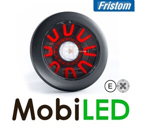 Fristom Achterlicht 3 functies Dark look bajonet 5-pins Fristom Achterlicht 3 functies Dark look bajonet 5-pins