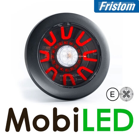 Fristom Fristom Rear light 3 functions FT-314 Dark look bayonet 5-pins Fristom Fristom Rear light 3 functions FT-314 Dark look bayonet 5-pins
