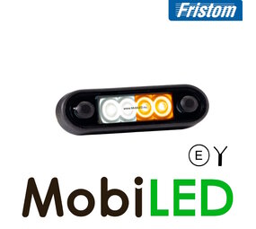 Fristom Fristom zijmarkering Amber Wit dark look Fristom Fristom zijmarkering Amber Wit dark look