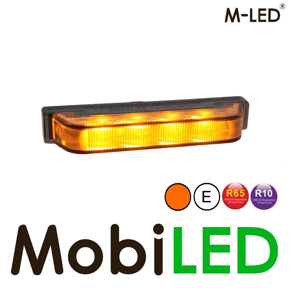 M-LED M-LED Flash ultra étroit ambre dark look 4 LED E-marque