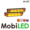 M-LED M-LED 2 Ultra smalle flitsers amber smoke look 4 leds met aansluitdoos E-keur M-LED M-LED 2 Ultra smalle flitsers amber smoke look 4 leds met aansluitdoos E-keur