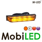 M-LED M-LED Ultra smalle flitser amber smoke look 4 leds E-keur 5m