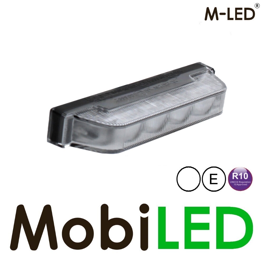 M-LED M-LED Ultra smalle flitser wit 4 leds E-keur M-LED M-LED Ultra smalle flitser wit 4 leds E-keur