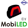 HORPOL Horpol Hoekmarkeringslamp NEON look rood E-keur HORPOL Horpol Hoekmarkeringslamp NEON look rood E-keur