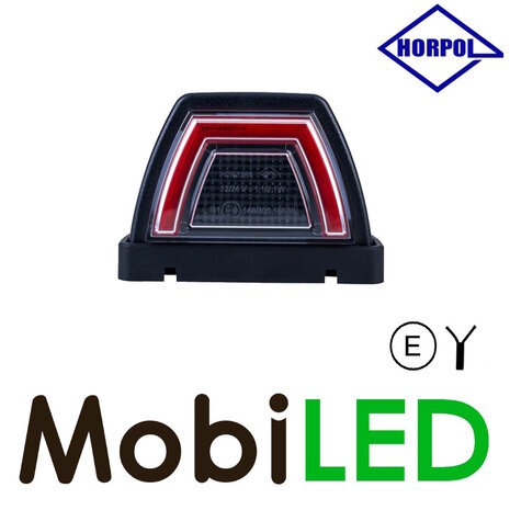 HORPOL Horpol Hoekmarkeringslamp NEON look Rood E-keur HORPOL Horpol Hoekmarkeringslamp NEON look Rood E-keur