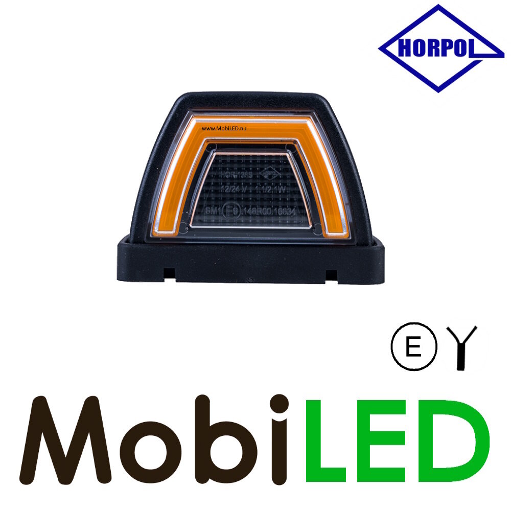 HORPOL Horpol Feu de position d'angle aspect NEON Ambre E-mark