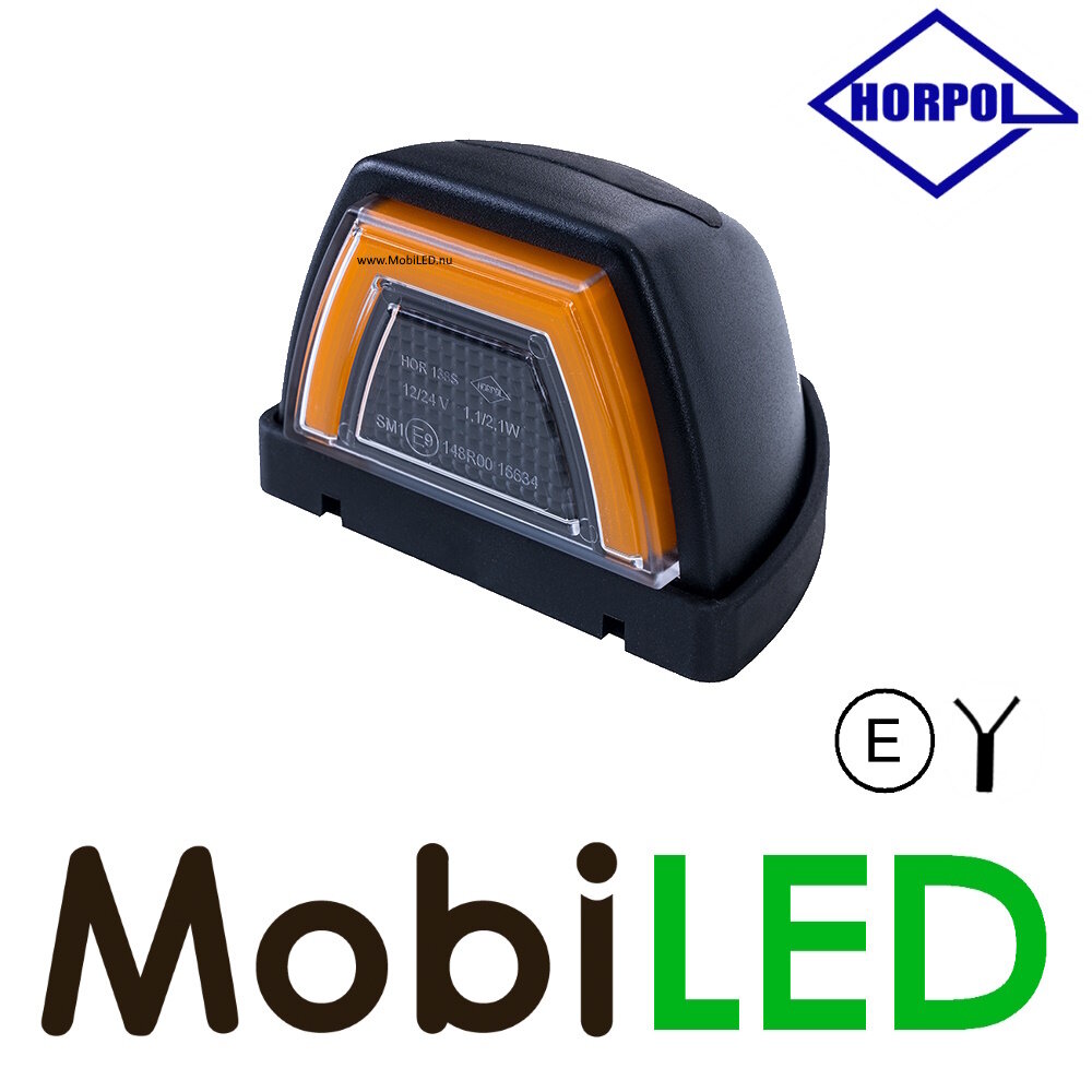 HORPOL Horpol Feu de position d'angle aspect NEON Ambre E-mark