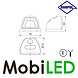 HORPOL Horpol Hoekmarkeringslamp NEON look Wit E-keur HORPOL Horpol Hoekmarkeringslamp NEON look Wit E-keur