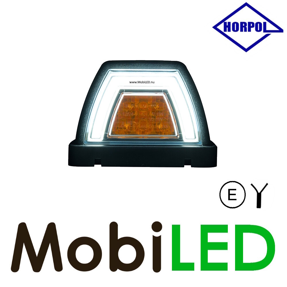 HORPOL Horpol Combinatie voorlamp 2 functies NEON look E-keur HORPOL Horpol Combinatie voorlamp 2 functies NEON look E-keur